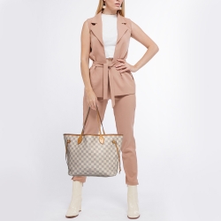 Louis Vuitton Damier Azur Canvas Neverfull MM Bag