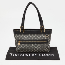 Pre Owned Louis Vuitton Black Monogram Mini Lin Lucille PM Bag
