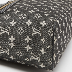 Pre Owned Louis Vuitton Black Monogram Mini Lin Lucille PM Bag