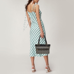 Pre Owned Louis Vuitton Black Monogram Mini Lin Lucille PM Bag