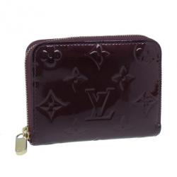 مملوكة مسبقًا Louis Vuitton Amarante Monogram Vernis Zippy Coin Purse