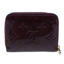 مملوكة مسبقًا Louis Vuitton Amarante Monogram Vernis Zippy Coin Purse