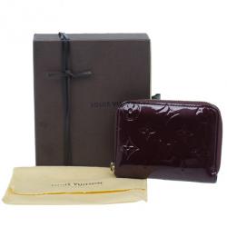 مملوكة مسبقًا Louis Vuitton Amarante Monogram Vernis Zippy Coin Purse