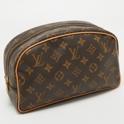 Pre Owned Louis Vuitton Monogram Canvas Trousse Toiletry Pouch 25