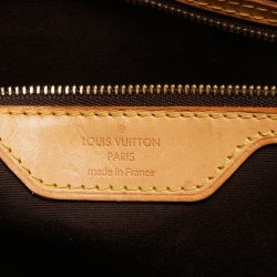 Pre Owned Louis Vuitton Amarante Monogram Vernis Brea MM Bag