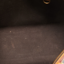 Pre Owned Louis Vuitton Amarante Monogram Vernis Brea MM Bag