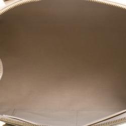 Pre Owned Louis Vuitton Blanc Corail Monogram Vernis Sherwood GM Bag