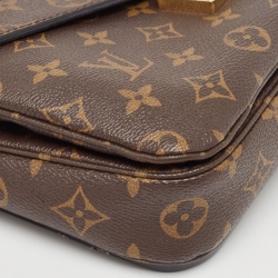 Pre Owned Louis Vuitton Monogram Canvas Pochette Metis Bag