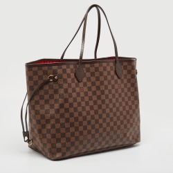 Louis Vuitton Damier Ebene Canvas Neverfull GM Bag
