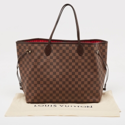 Louis Vuitton Damier Ebene Canvas Neverfull GM Bag