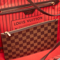 Louis Vuitton Damier Ebene Canvas Neverfull GM Bag