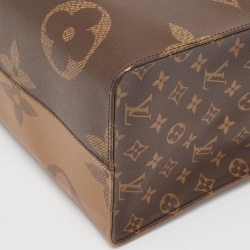 Pre Owned Louis Vuitton Monogram Reverse Giant Canvas OnTheGo GM Bag
