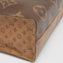 Pre Owned Louis Vuitton Monogram Reverse Giant Canvas OnTheGo GM Bag