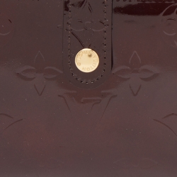 Louis Vuitton Amarante Monogram Vernis Leather French Wallet