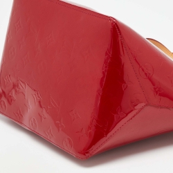 Pre Owned حقيبة لوي فيتون بيليفو فيرنيه مونوغرامي عنابي PM