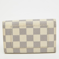 Pre Owned Louis Vuitton Damier Azur Canvas Pochette Belt Bag