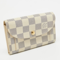 Pre Owned Louis Vuitton Damier Azur Canvas Pochette Belt Bag
