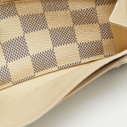 Pre Owned Louis Vuitton Damier Azur Canvas Pochette Belt Bag