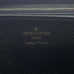 Louis Vuitton Black Monogram Empreinte Leather Zippy wallet
