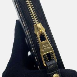 Louis Vuitton Black Monogram Empreinte Leather Zippy wallet