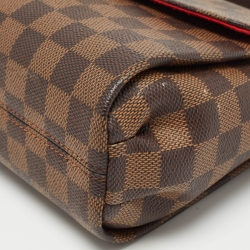 Pre Owned Louis Vuitton Damier Ebene Canvas Croisette Bag