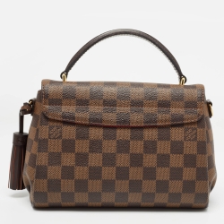 Pre Owned Louis Vuitton Damier Ebene Canvas Croisette Bag