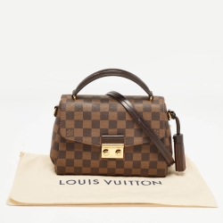 Pre Owned Louis Vuitton Damier Ebene Canvas Croisette Bag