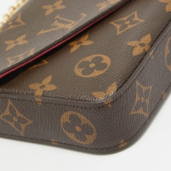 Pre Owned Louis Vuitton Monogram Canvas Felicie Pochette Bag
