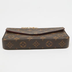 Pre Owned Louis Vuitton Monogram Canvas Felicie Pochette Bag