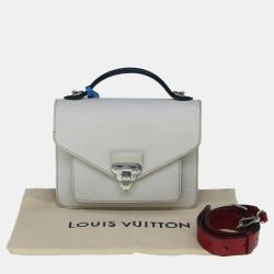 Louis Vuitton White Epi Leather Neo Monceau shoulder Bag