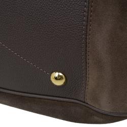 Pre Owned حقيبة يد هوبو لوي فيتون مونوجرامي إمبرينت جلد رمادي غامق أوداسيوس أومبير