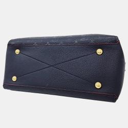 Louis Vuitton Navy Blue Monogram Empreinte Leather Georges MM Tote Bag