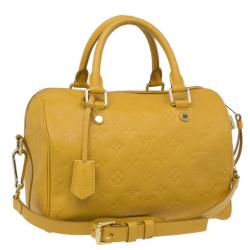 مملوكة مسبقًا Louis Vuitton Safran Monogram Empreinte Speedy 25