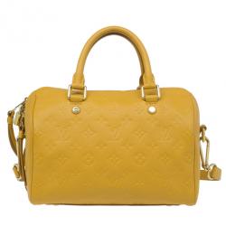 مملوكة مسبقًا Louis Vuitton Safran Monogram Empreinte Speedy 25