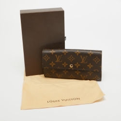 Louis Vuitton Monogram Canvas Sarah Wallet