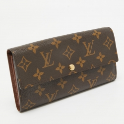 Louis Vuitton Monogram Canvas Sarah Wallet