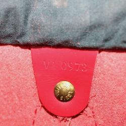 Louis Vuitton Red Epi Leather Speedy 25 Top Handle Bag