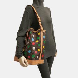 Pre Owned Louis Vuitton x Yayoi Kusama Monogram Painted Dots Noe Bucket Bag