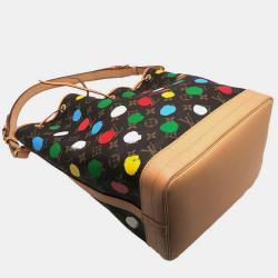 Pre Owned Louis Vuitton x Yayoi Kusama Monogram Painted Dots Noe Bucket Bag