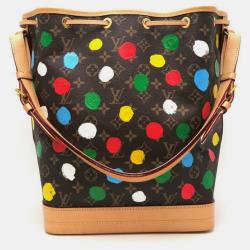 Pre Owned Louis Vuitton x Yayoi Kusama Monogram Painted Dots Noe Bucket Bag