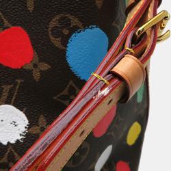 Pre Owned Louis Vuitton x Yayoi Kusama Monogram Painted Dots Noe Bucket Bag