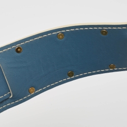 Pre Owned Louis Vuitton Blue Suhali Leather Le Talentueux Bag