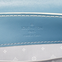Pre Owned Louis Vuitton Blue Suhali Leather Le Talentueux Bag