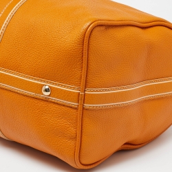 Pre Owned Louis Vuitton Safran Tobago Leather Keepall 50 Bag