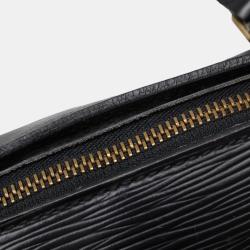 Louis Vuitton Black Leather Epi Soufflot Satchels