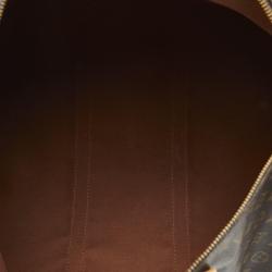 Pre Owned Louis Vuitton Brown Canvas Monogram Keepall 50 Bag