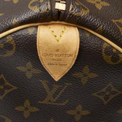 Pre Owned Louis Vuitton Brown Canvas Monogram Keepall 50 Bag