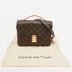 Pre Owned Louis Vuitton Monogram Canvas Pochette Metis Bag