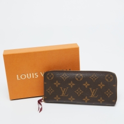 Pre Owned Louis Vuitton Monogram Canvas Portefeiulle Clemence Wallet