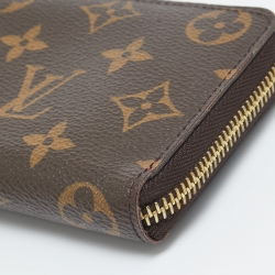 Pre Owned Louis Vuitton Monogram Canvas Portefeiulle Clemence Wallet